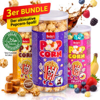 Beckys Popcorn 3er Set – Cola, Fruity & Caramel...