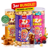 Beckys Popcorn 3er Set – Cola, Fruity & Caramel...