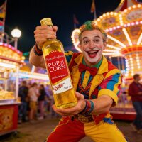 Popcorn Öl mit Buttergeschmack 1 Liter für Kino Popcorn – Hopser Funfood