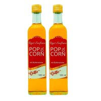 Popcorn Öl mit Buttergeschmack 1 Liter für Kino Popcorn – Hopser Funfood