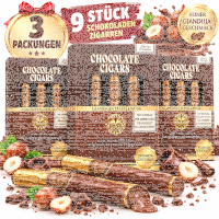 Bundle 3x Chocolate Cigars Gianduja Haselnuss 75g Halal 3...