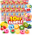 Bundle XXL Sweet Flash Handmade Rocks 30 Frucht-Lollis & 130 bunte Bonbons – 800 g