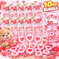 Bundle XXL Sweet Flash Rocks Herz 30 Herz-Lollis &...