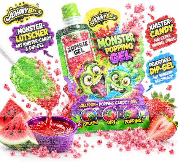Johny Bee Monster Popping Gel 30 g –...