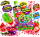 Johny Bee Monster Popping Gel 30 g – Monster-Lutscher mit Knister-Candy & Dip-Gel | Erdbeere & Wassermelone