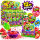 Display 12 x Johny Bee Monster Popping Gel Monster-Lutscher mit Knister-Candy & Dip-Gel | Erdbeere & Wassermelone | 360 g