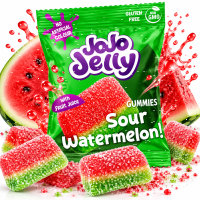 JoJo Jelly Sour Watermelon 80 g – Saure...