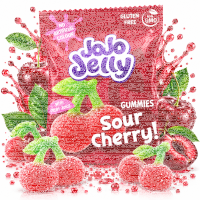 JoJo Jelly Sour Cherry 80 g – fruchtig-saure...