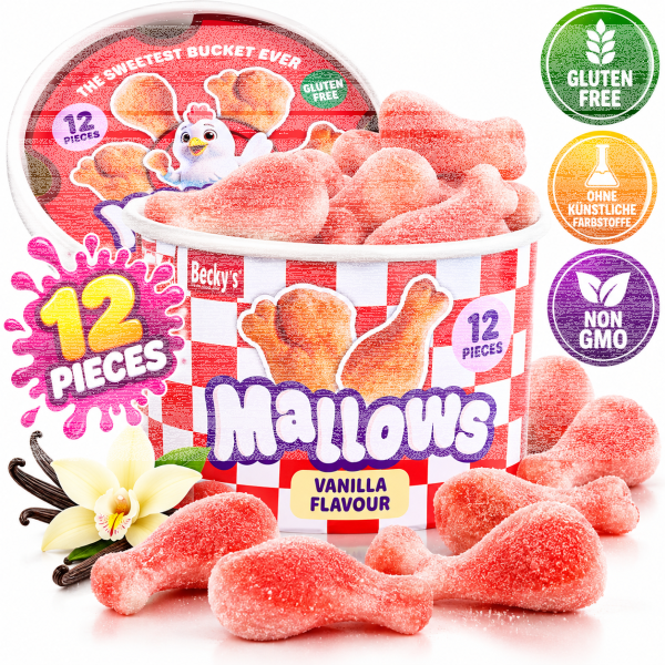 Becky’s Mallows Chicken Bucket 120 g – 12...
