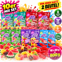 JoJo Jelly 10er Mix Set 5 Sorten Fruchtgummi mit...