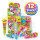 Display komplett 12x Johny Bee Pop Star Dipper – Mikrofon Lutscher mit saurem Brausepulver zum Dippen | 12 × 35 g = 420 g | Süßigkeiten für Kindergeburtstag, Party & Mitgebsel