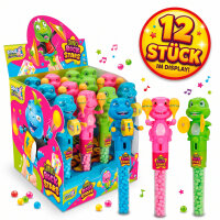 Display 12x Sweet Flash Dino Rockstars | Musikalische...