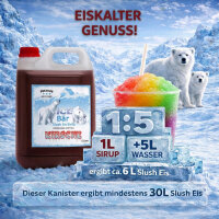 Ice Bär Slush Sirup Kirsche 5L 1:5 AZO frei ohne Glyzerin Konzentrat