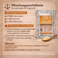 Smart Pop Vanille Fertigmix Zucker 1 Kg