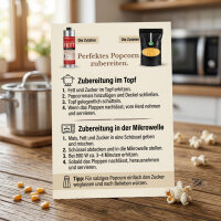 Hopser Funfood Popcorn Set - Premium Popcornmais & Popcornfett