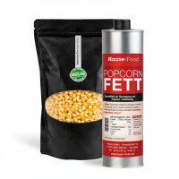 Hopser Funfood Popcorn Set - Premium Popcornmais & Popcornfett