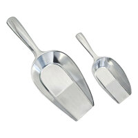 Aluminiumschaufel 375 ml 29 cm mit Laffe – Abfüllschaufel für Lebensmittel