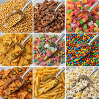 Aluminiumschaufel 375 ml 29 cm mit Laffe 17,5 cm Abfüllschaufel