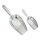 Aluminiumschaufel 375 ml 29 cm mit Laffe 17,5 cm Abfüllschaufel