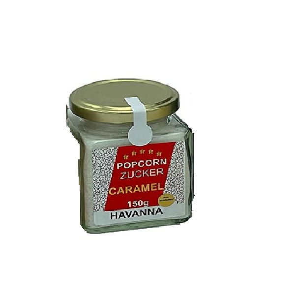 Premium Karamell Zucker im 150 g Glas –...