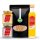 Hopser Funfood Popcorn-Set – 500g Premium-Popcornmais, 250ml Butteraroma-Öl & je 150g Vanille- und Karamellzucker