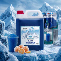 Ice Bär Slush Sirup Blaue Orange Ozeanblau Geschmack 5L 1:5 AZO & glyzerinfrei