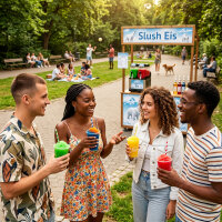 Ice Bär Slush Sirup Blaue Orange Ozeanblau Geschmack 5L 1:5 AZO & glyzerinfrei
