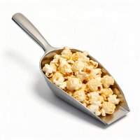Aluminiumschaufel 130 ml 21 cm mit Laffe – Abfüllschaufel für Lebensmittel