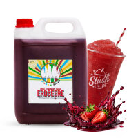 Rainbow Slush Sirup Erdbeer Geschmack 5L 1:5 AZO &...