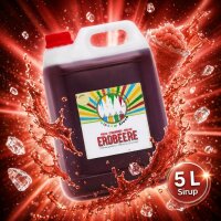 Rainbow Slush Sirup Erdbeer Geschmack 5L 1:5 AZO & glyzerinfrei