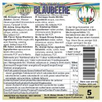 Rainbow Slush Sirup 5L AZO FREI | Blaubeere | Konzentrat...