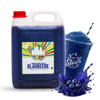 Rainbow Slush Sirup Blaubeer Geschmack 5L 1:5 AZO &...