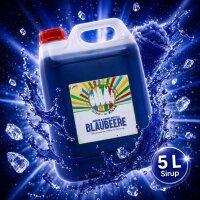 Rainbow Slush Sirup Blaubeer Geschmack 5L 1:5 AZO & glyzerinfrei