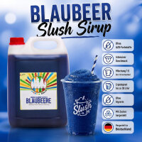 Rainbow Slush Sirup Blaubeere 5L 1:5 AZO frei ohne...