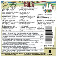 Rainbow Slush Sirup Cola 5L 1:5 AZO frei ohne Glyzerin Konzentrat