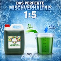 Rainbow Slush Sirup Waldmeister Geschmack 5L 1:5 AZO & glyzerinfrei