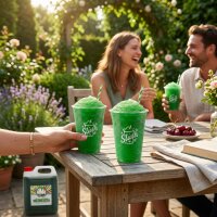 Rainbow Slush Sirup Waldmeister Geschmack 5L 1:5 AZO & glyzerinfrei