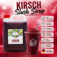Rainbow Slush Sirup Kirsch Geschmack 5L 1:5 AZO &...
