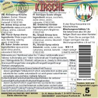 Rainbow Slush Sirup Kirsch Geschmack 5L 1:5 AZO & glyzerinfrei