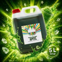 Rainbow Slush Sirup Apfel Geschmack 5L 1:5 AZO & glyzerinfrei
