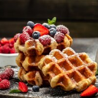 Premium Belgische Waffeln Backmischung 5 Kg...