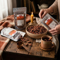 Original Gebrannte Mandeln 500 Gramm Frische Verpackung Spanische Larguetta Mandeln feuergebrannt Mandeln zu Zucker 1:1