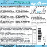 ICE BÄR Slush Sirup Konzentrat AZO FREI Waldmeister 5 Liter