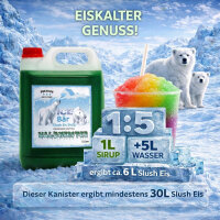 Ice Bär Slush Sirup Waldmeister Geschmack 5L 1:5 AZO & glyzerinfrei