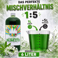 Rainbow Slush Sirup Waldmeister 1L 1:5 AZO frei ohne Glyzerin Konzentrat