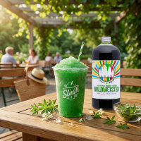 Rainbow Slush Sirup Waldmeister Geschmack 1L 1:5 AZO & glyzerinfrei