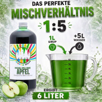 Rainbow Slush Sirup Apfel Geschmack 1L 1:5 AZO & glyzerinfrei