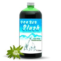 ICE BÄR Slush Sirup Konzentrat AZO FREI Waldmeister 1 Liter Flasche