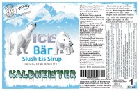 Ice Bär Slush Sirup Waldmeister Geschmack 1L 1:5 AZO & glyzerinfrei
