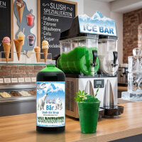 Ice Bär Slush Sirup Waldmeister Geschmack 1L 1:5 AZO & glyzerinfrei